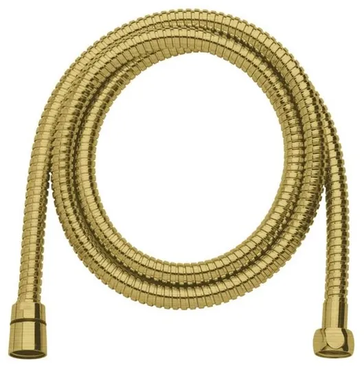 Damixa Metall-Duschschlauch 1500 mm, gebürstetes Messing PVD