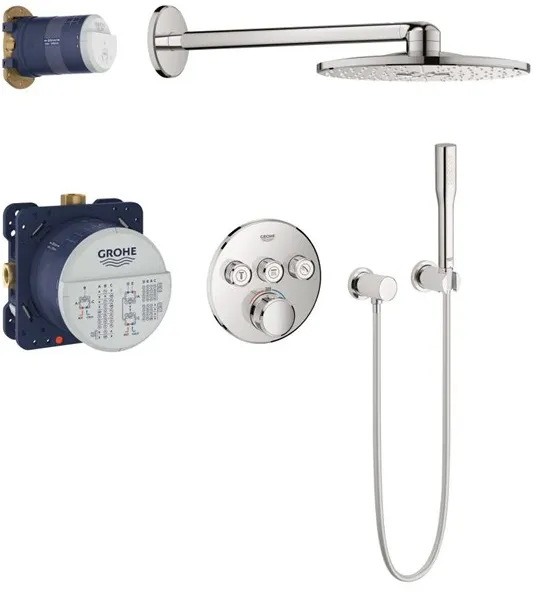 Grohe Grohtherm SmartControl Duschset mit Rainshower SmartActive 310, Chrom